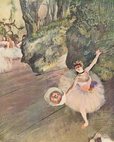 Edgar Degas Dancer with a Bouquet of Flowers France oil painting art
